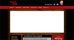 Desktop Screenshot of lalorthai.com.au